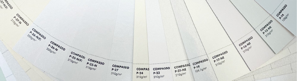 東京製紙オリジナルの高級パッケージ用紙「コンパッソ」画像